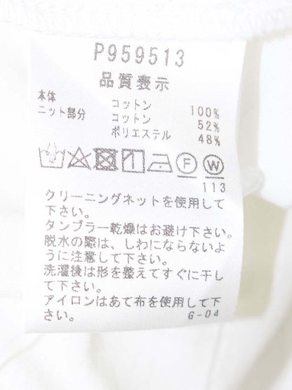 スタジオピッコーネ P959513 カットソー 40 ホワイト アルチビオ ニット ポケット ITS323OFJ86H