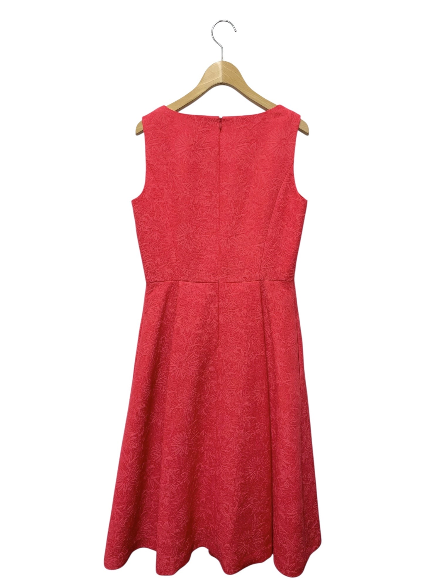 エムズグレイシー 411354 ワンピース 38 レッド フラワー ラメ | 中古