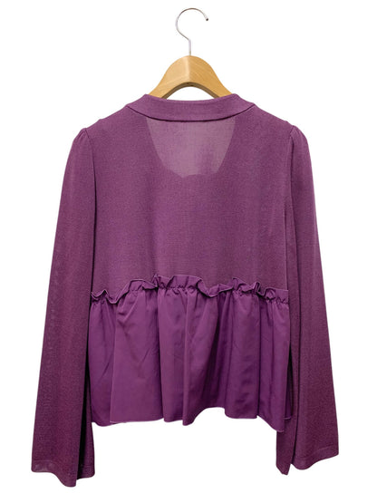 トゥービーシック UDE31-734-34 カーディガン 2 パープル リボン ITD1F6XOTC4I