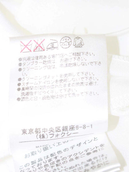 フォクシーブティック ドレス クラウド 35374 38 ホワイト IT7I2SMBVR9G