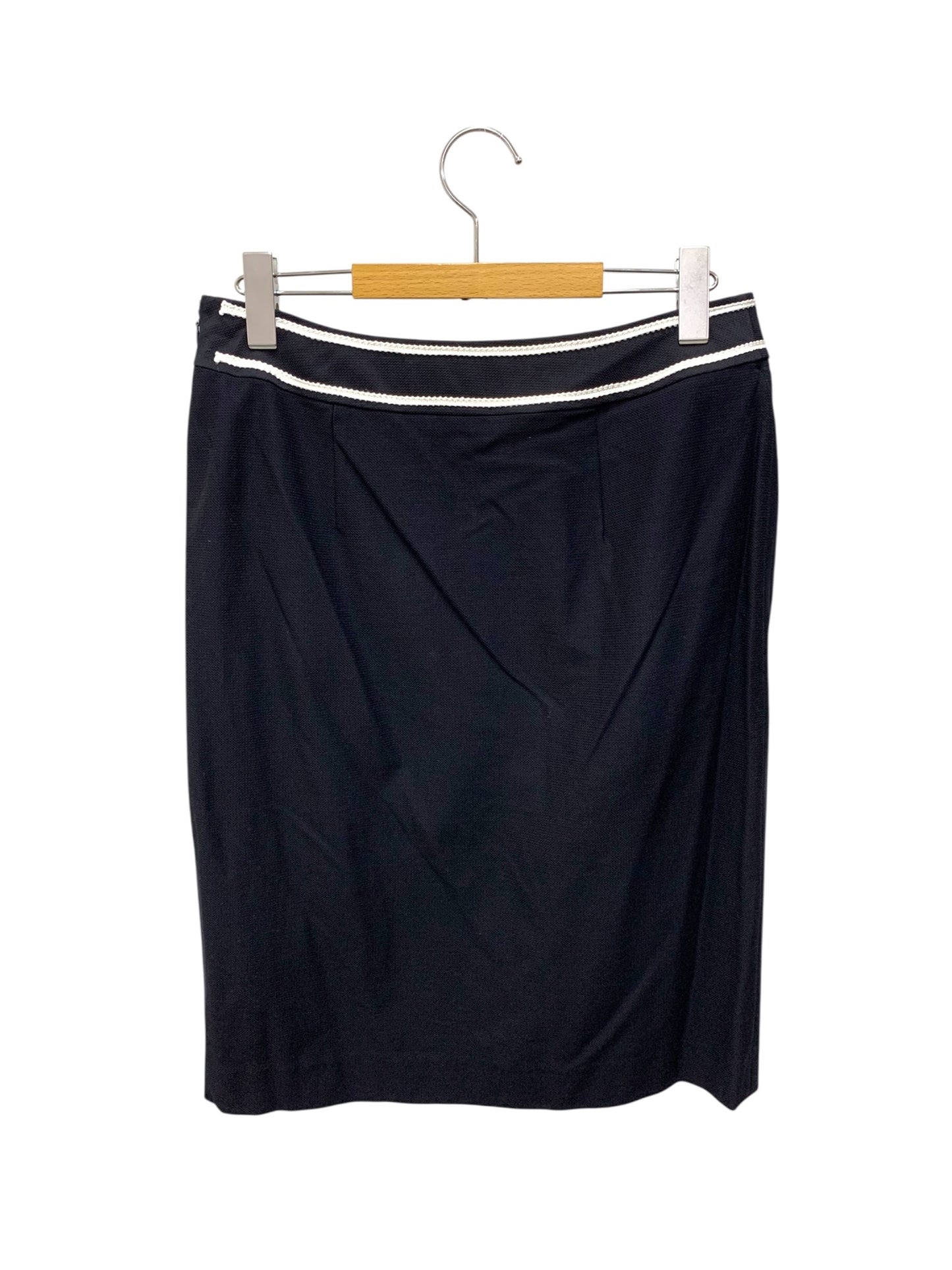 エムズグレイシー 724120 セットアップ 42 ネイビー ジャケット スカート 花 ラインストーン IT6BYWZATA5S