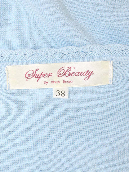 スーパービューティー ボレロ カーディガン 38 ブルー ITH9P61R3UG0