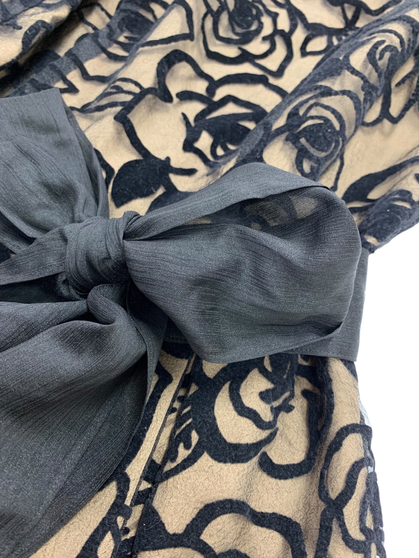 エムズグレイシー 011011 ワンピース 36 ブラック オーガンジーローズ ITFM4A8ET7B4 【SALE】