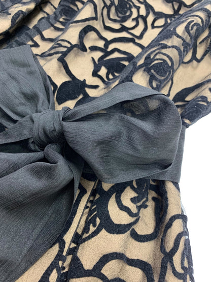 エムズグレイシー 011011 ワンピース 36 ブラック オーガンジーローズ ITFM4A8ET7B4 【SALE】