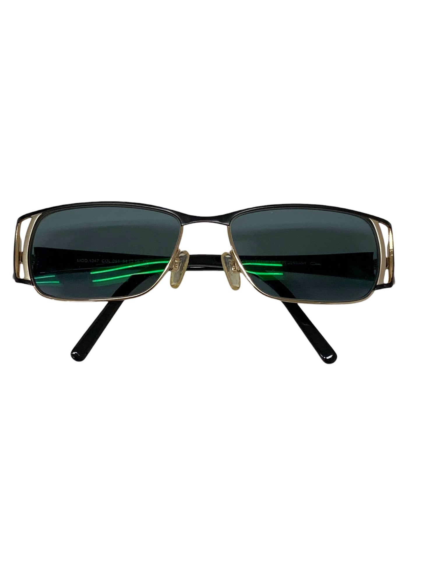 カザール MOD1047 サングラス ゴールド コンビフレーム スクエア ITJVD1ZD3PTS