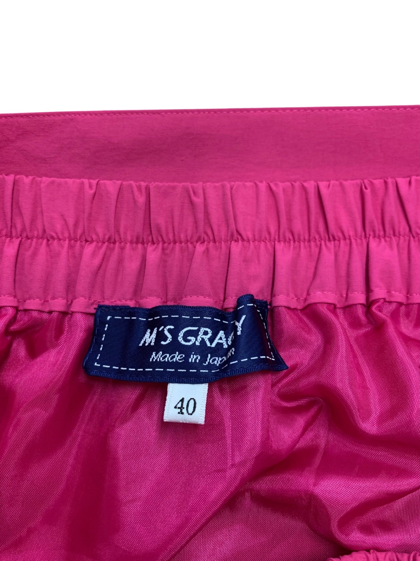 エムズグレイシー 417332 スカート 40 ピンク ティアードスカート ITCBX7IKC1AO