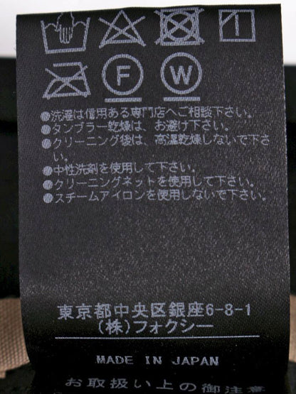 デイジーベロア by フォクシーニューヨーク 37578 ワンピース 40 ブラック ベロア ITXFSPFLWM36