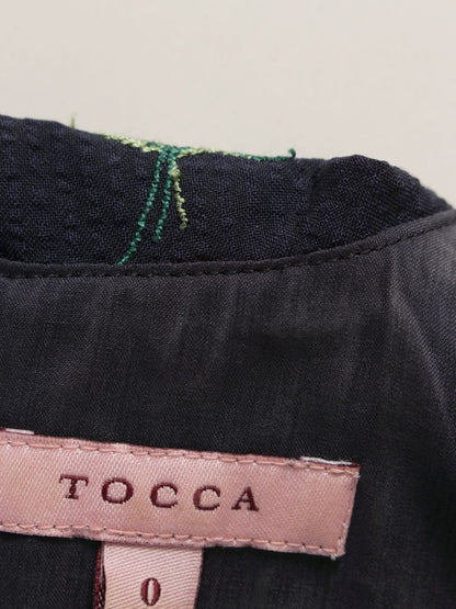 トッカ 【洗える！】LILY OF THE VALLEY ドレス OPTOSM0210 ワンピース 0 ネイビー ITA611T4J1DM 【SALE】