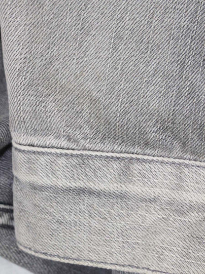 オールセインツ 193005R デニムジャケット XS グレー ダメージ加工 IT7I0Z9TG1W0