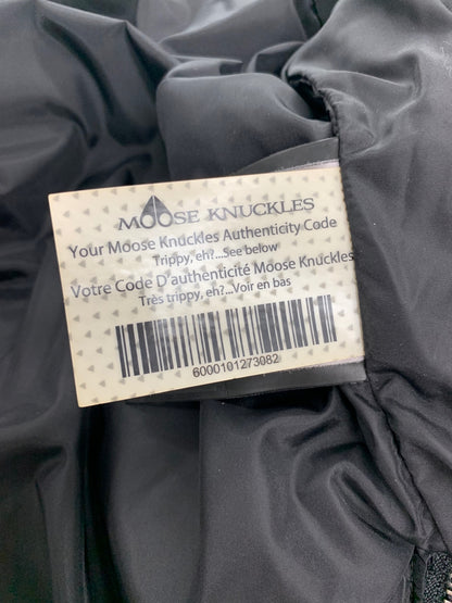 ムースナックルズ MK2229L3Q ダウンジャケット S ブラック ファーフード IT34F63DDNYG