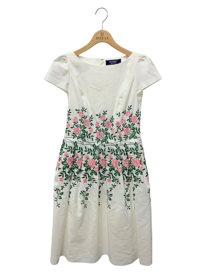 エムズグレイシー Flower pattern Embroidery Dress 911307 ワンピース 36 ホワイト ITZUPT8UKNY0