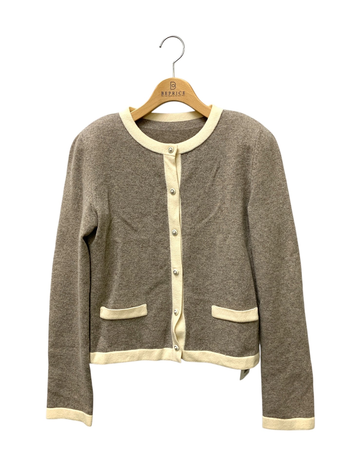 フォクシーブティック Knit Twin Cashmere Twin 40381 アンサンブル 38 グレージュ 2019年増産品 IT82QTNMS0CZ
