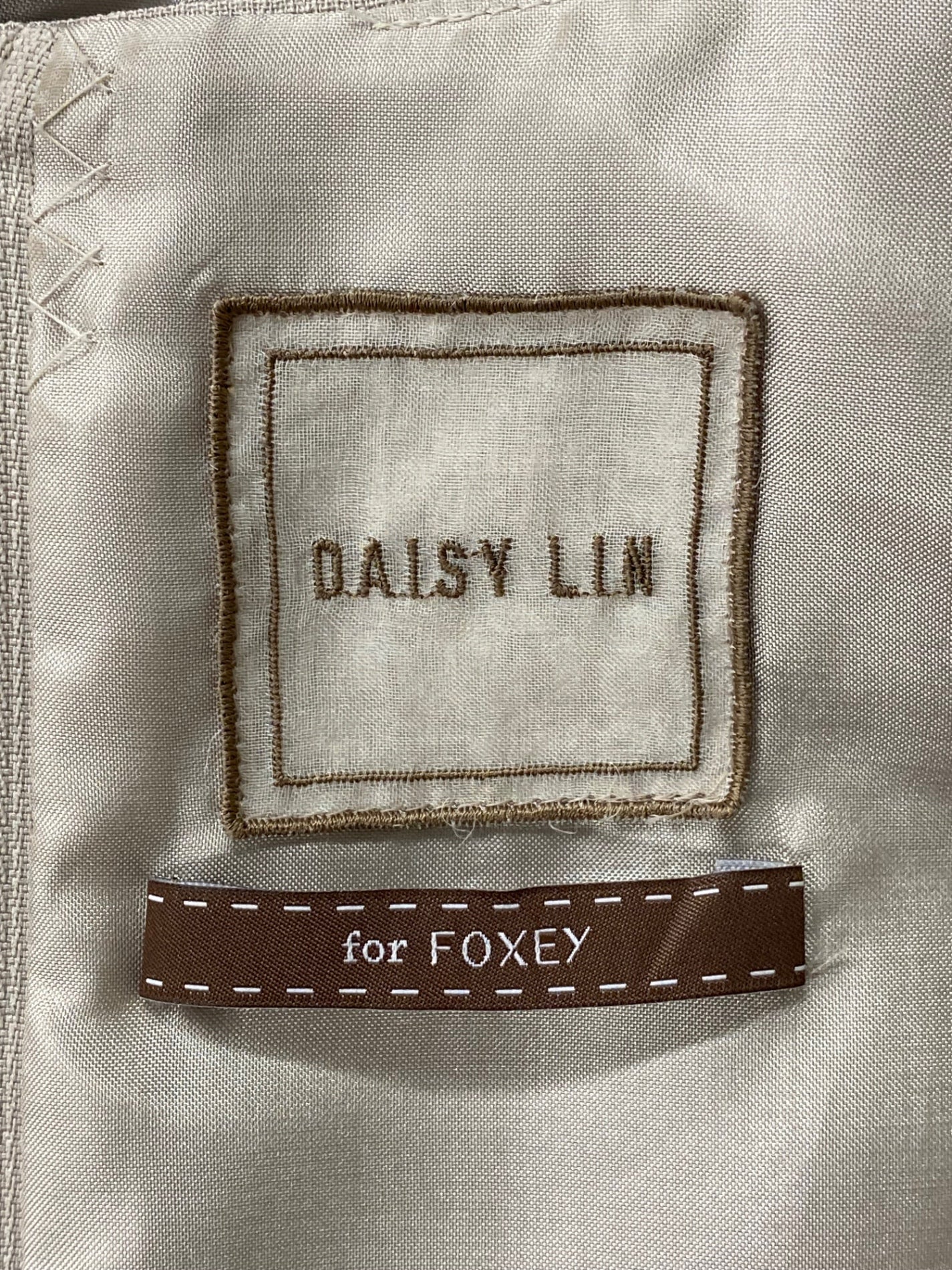 デイジーリン for フォクシー DAISY TRAVEL 35124 ワンピース 40 ベージュ ITDJSFDA6LIE