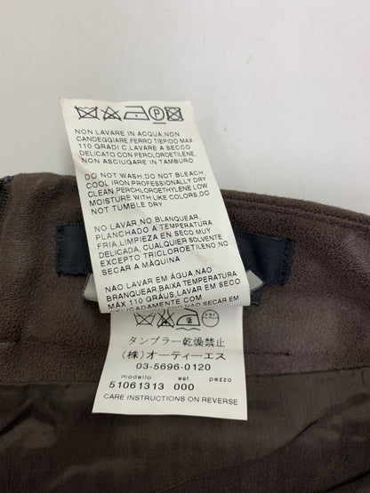 ウィークエンドマックスマーラ 51061313 スカート 42 ブラウン タック ベロア風 ITGX6WBMSOB6