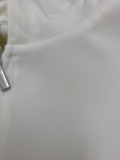 フォクシーニューヨーク Tresor トレゾール 45311 カーディガン 38 ホワイト ジップアップ フード ITG8G4TXHCR8