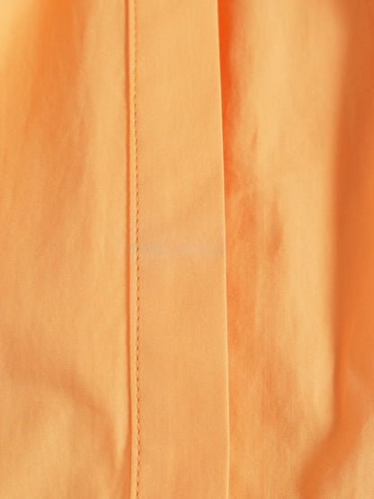 エムエスジーエム 3042MDD115 スカート 38 オレンジ  フロントボタン フレア ウエストギャザー IT2UG626LXKC