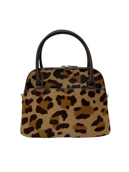 フォクシー マカロンバッグ ハンドバッグ ブラウン レオパード ITR594KF1LCK