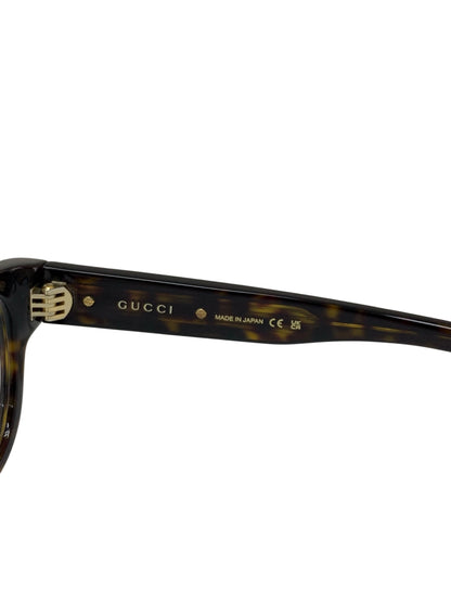 グッチ GG1741OJ 002 メガネ ハバナ 彫金メタルプレート ウェリントン ITT6IJGPA7IC