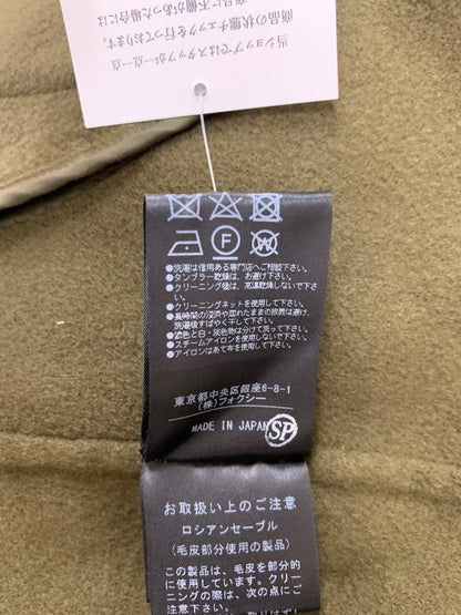 フォクシーブティック 37283 コート F カーキグリーン カシミヤ ロシアンセーブルファー SP品 ITDWVTP8PNUG 【SALE】