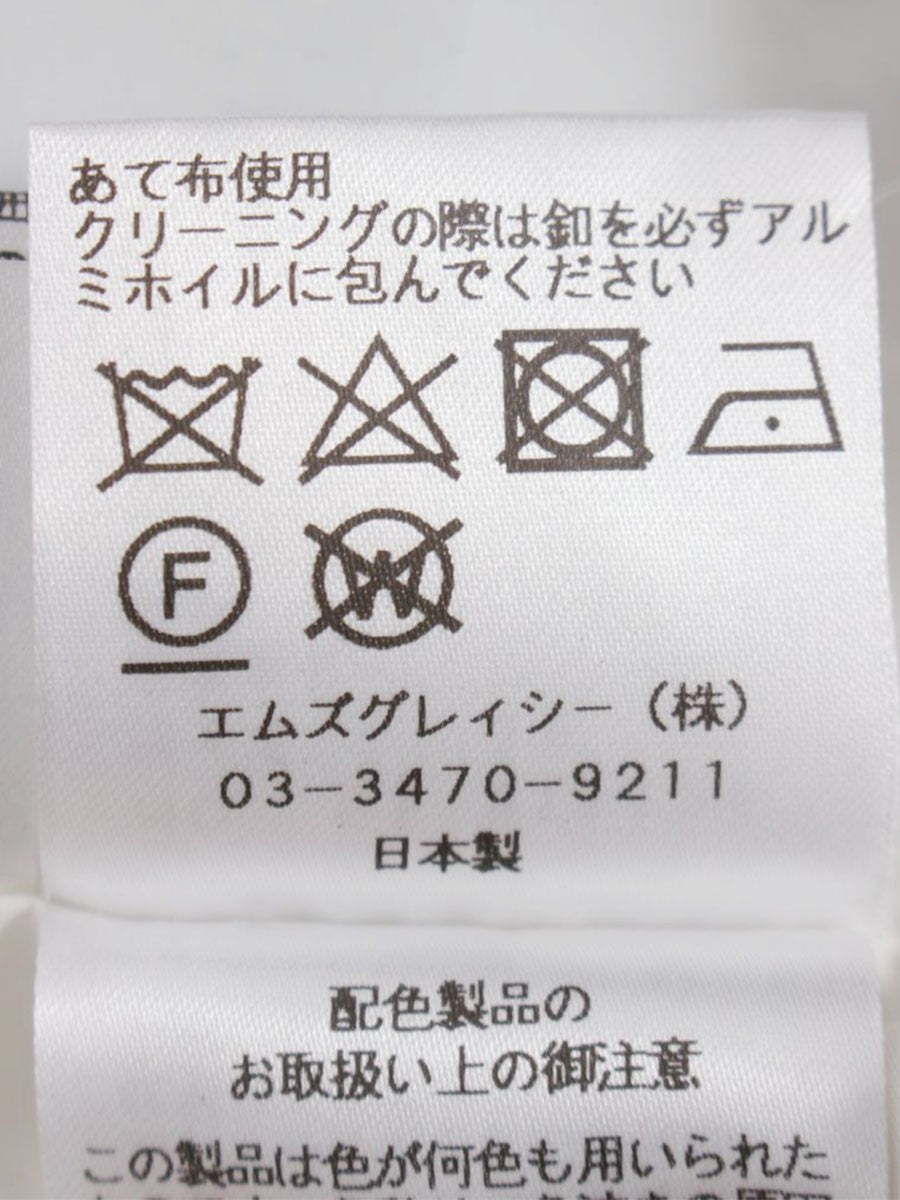 エムズグレイシー 911124 ワンピース 38 ブラック 花 ラインストーン IT3ZSBNXNRO0