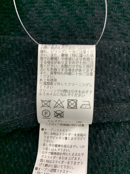 エムズグレイシー 318324 カーディガン 38 ブラック カメリアジップ リボンブローチ バイカラー ITI5NHTDQNCU