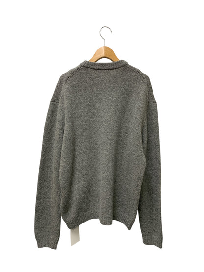 メゾンキツネ DRESSED FOX INTARSIA JUMPER NM00809KH0002 セーター M グレー IT72D63KDQHC