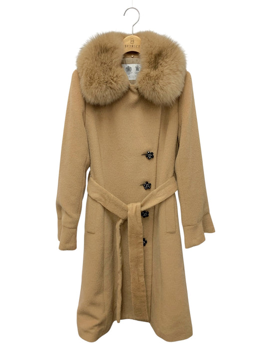 オースチンリード 1565-21518 コート 38 ベージュ アルパカ フォックスファー ITZWGEMSJFHC