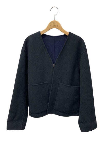 リズム 81106-104 コート 2 ブラック リバーシブル ノーカラー ITV4OZWFTR0Q 【SALE】