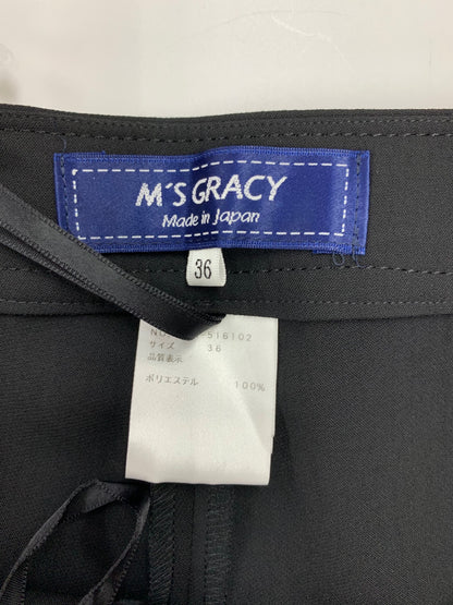 エムズグレイシー 美スタイルパンツ 516102 36 ブラック 接触冷感素材 IT5I1HC7EQXI 【SALE】