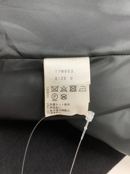 チェスティ 11W903 コート 1 ブラック ビジュー リボン IT2VA2HBO3DY