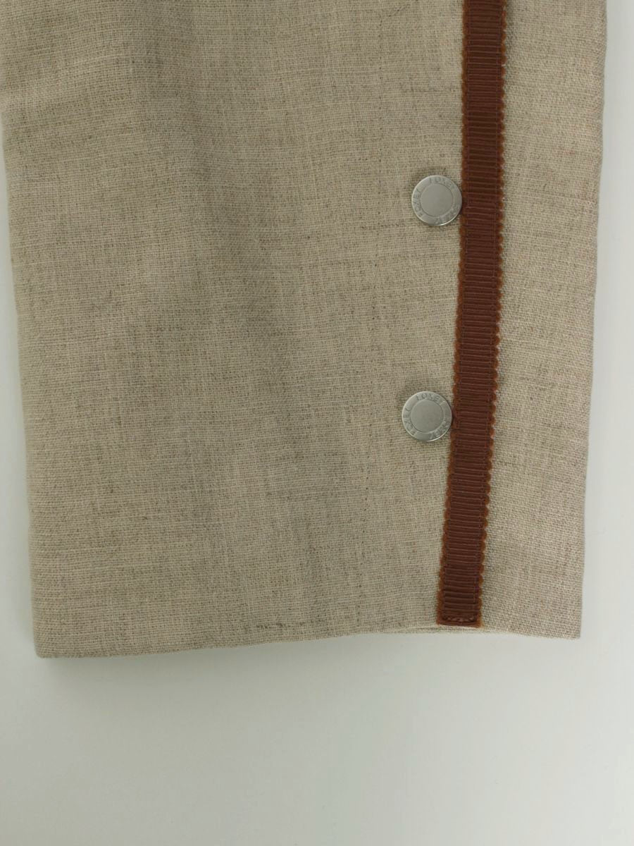 ナチュラルbyフォクシー 26957 コート 40 ベージュ リネン 麻 フード付き ITT7LLCHCU6C