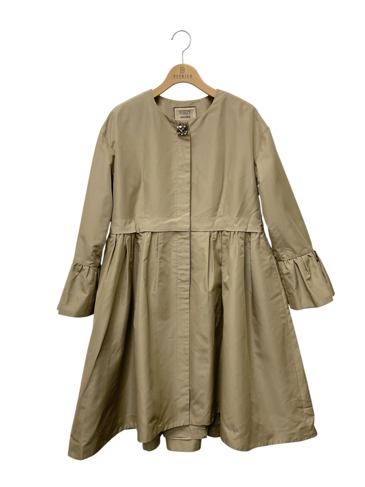 フォクシーブティック Spring Flare Coat 36707 コート 40 ベージュ 直営店限定カラー IT20RQG4QZDW