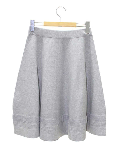 トゥービーシック W5S10-227-06 ニットスカート 40 グレー レース ITAKPJZEC709