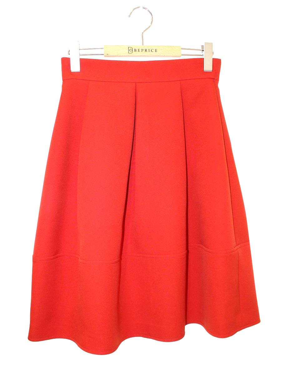 エムズグレイシー Cocoon Line Skirt 917507 スカート 38 レッド ITO0JNCYYQM8