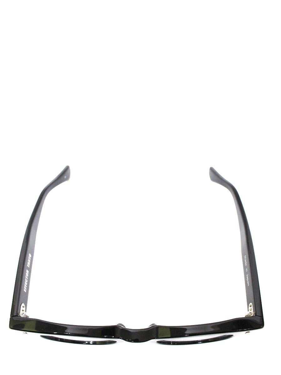 エフェクター TANTO タント メガネ ブラック セルフレーム ウェリントン ITFSSVRZONBK