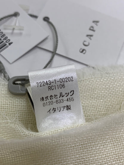 スキャパ 72243-1-00202 ストール アイボリー リネン混 ITDTXB9768HS