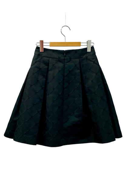 エムズグレイシー 427713 スカート 36 ブラック 刺繍 フラワーモチーフ ITIXDOWTL2N4