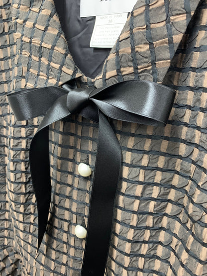 ルネ パールボタンジャガード ワンピース 6236140 36 ブラウン ITE6WTNLT38W