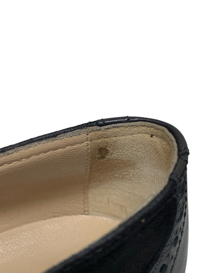 マノロブラニク ドレスシューズ 37 ブラック レザー スウェード ITR9K74Y2ARN 【SALE】