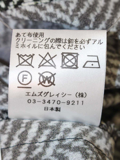エムズグレイシー 010510 シャツ ブラウス 38 マルチカラー フラワーモチーフ パールボタン ITSLYN0RZUD0