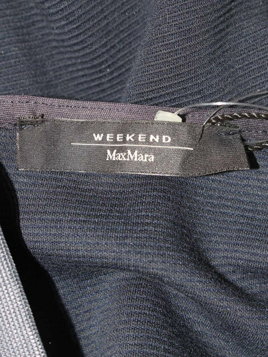 ウィークエンドマックスマーラ 522117876700 ワンピース XXL ネイビー フラワーモチーフ ITY6PXUSA2LU