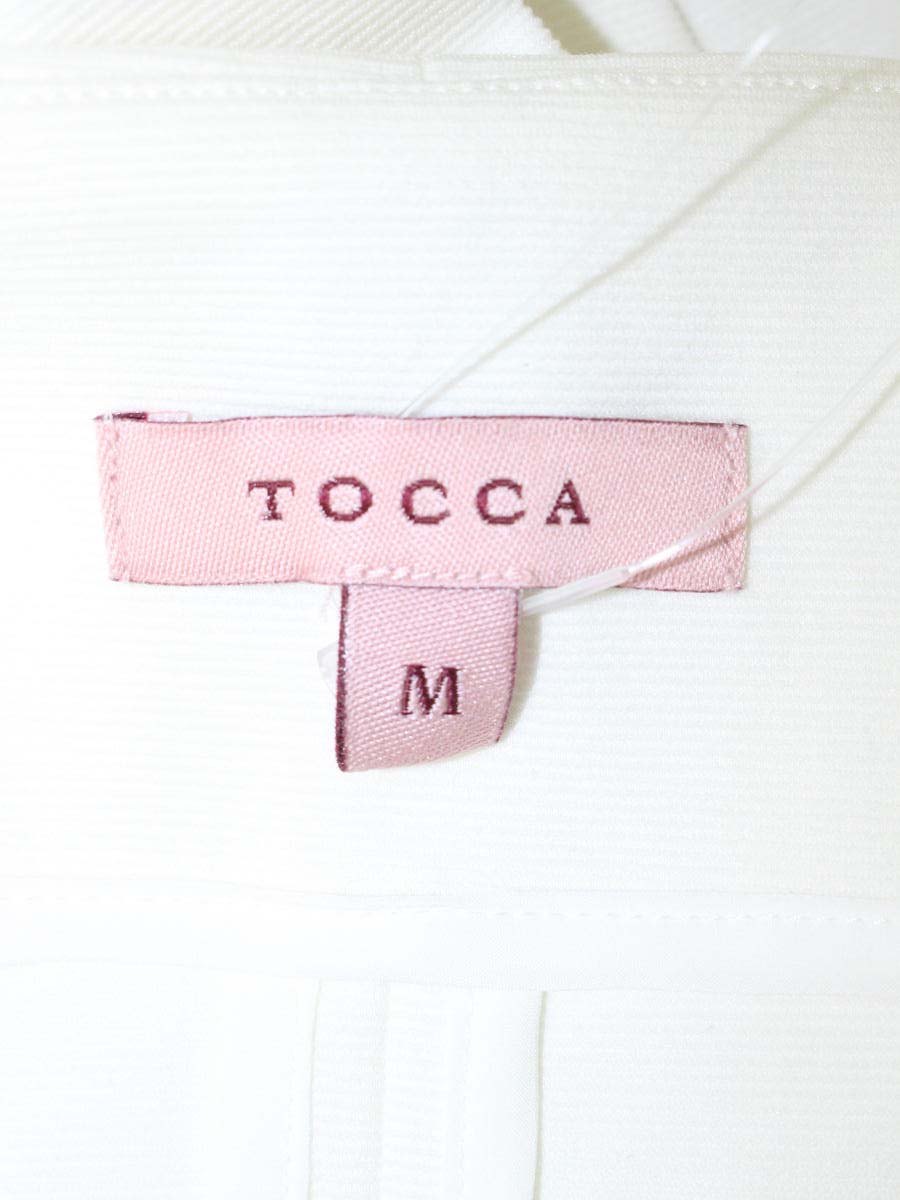 トッカ KKTOBS0205 ジャケット M ホワイト ノーカラー IT3P0STWB6ZY