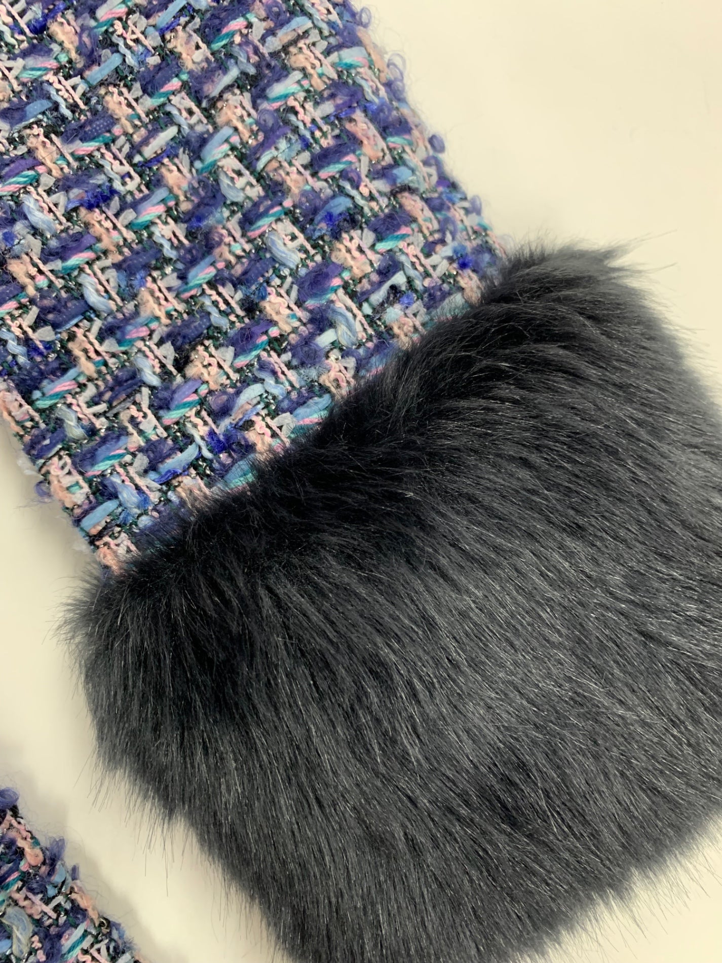 トッカ MISS HEPBURN COTOYW0220 ノーカラーコート 0 ネイビー ツイード ITSRGONSBAQ8