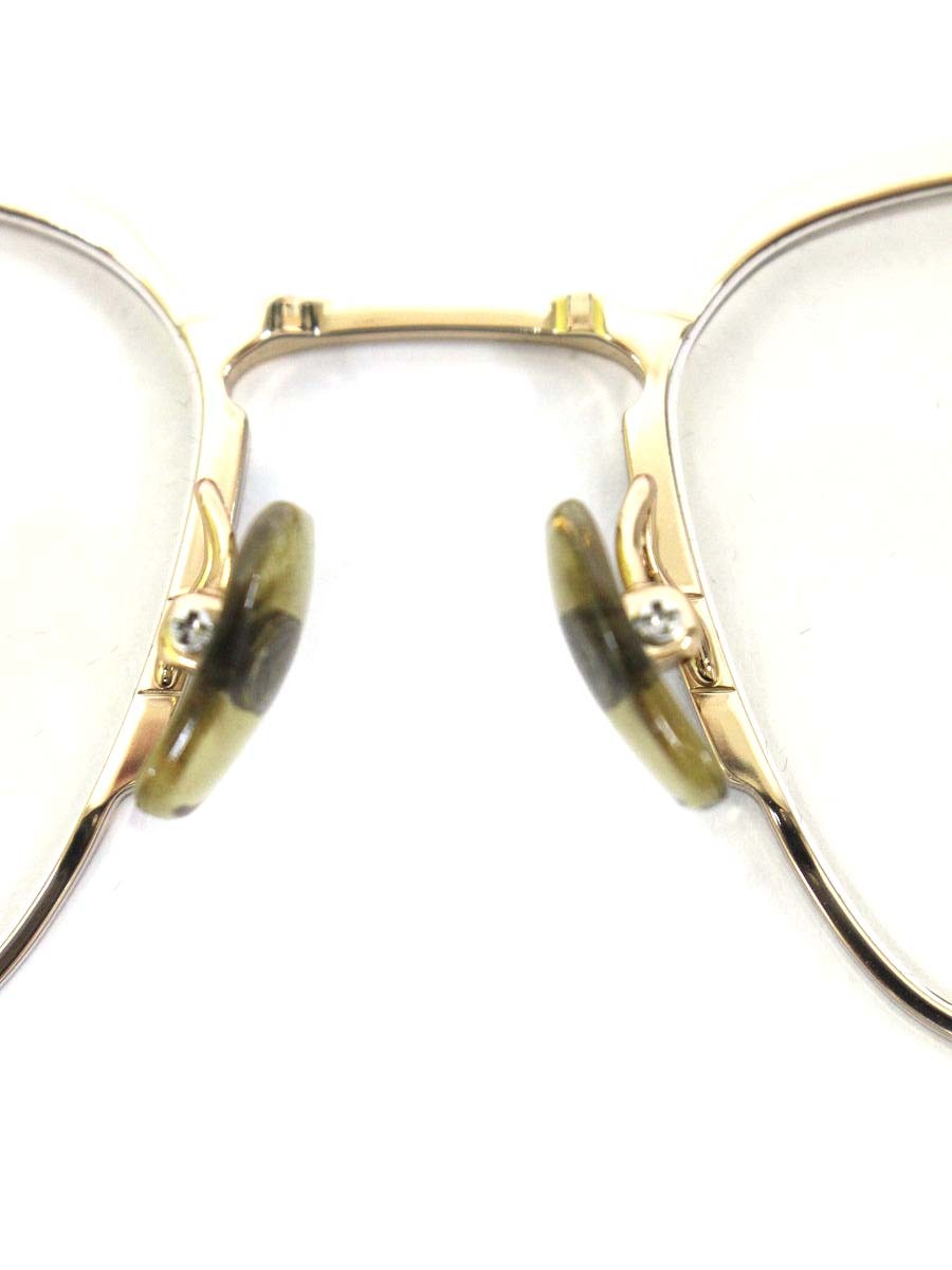 フォーナインズ S-981T メガネ ゴールド/ブラック メタルフレーム ボストン ITGZHRJ0IBO8