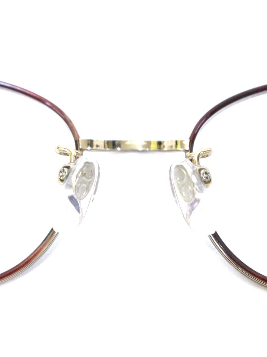 ラインアートシャルマン Vivace XL1603 メガネ ローズ/ゴールド メタルフレーム スクエア ITW2HS5WZFTE