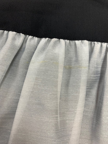エムズグレイシー SPRING Collection 517105 スカート 40 ホワイト ボーダー入り風景柄 ITDR8BY248OS