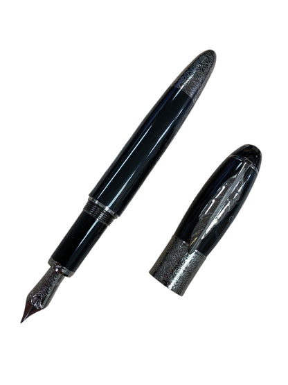 モンブラン 万年筆 作家シリーズ 2014 ダニエル･デフォー ブラック 10000本限定 750 18K ITMA0HREPMU4