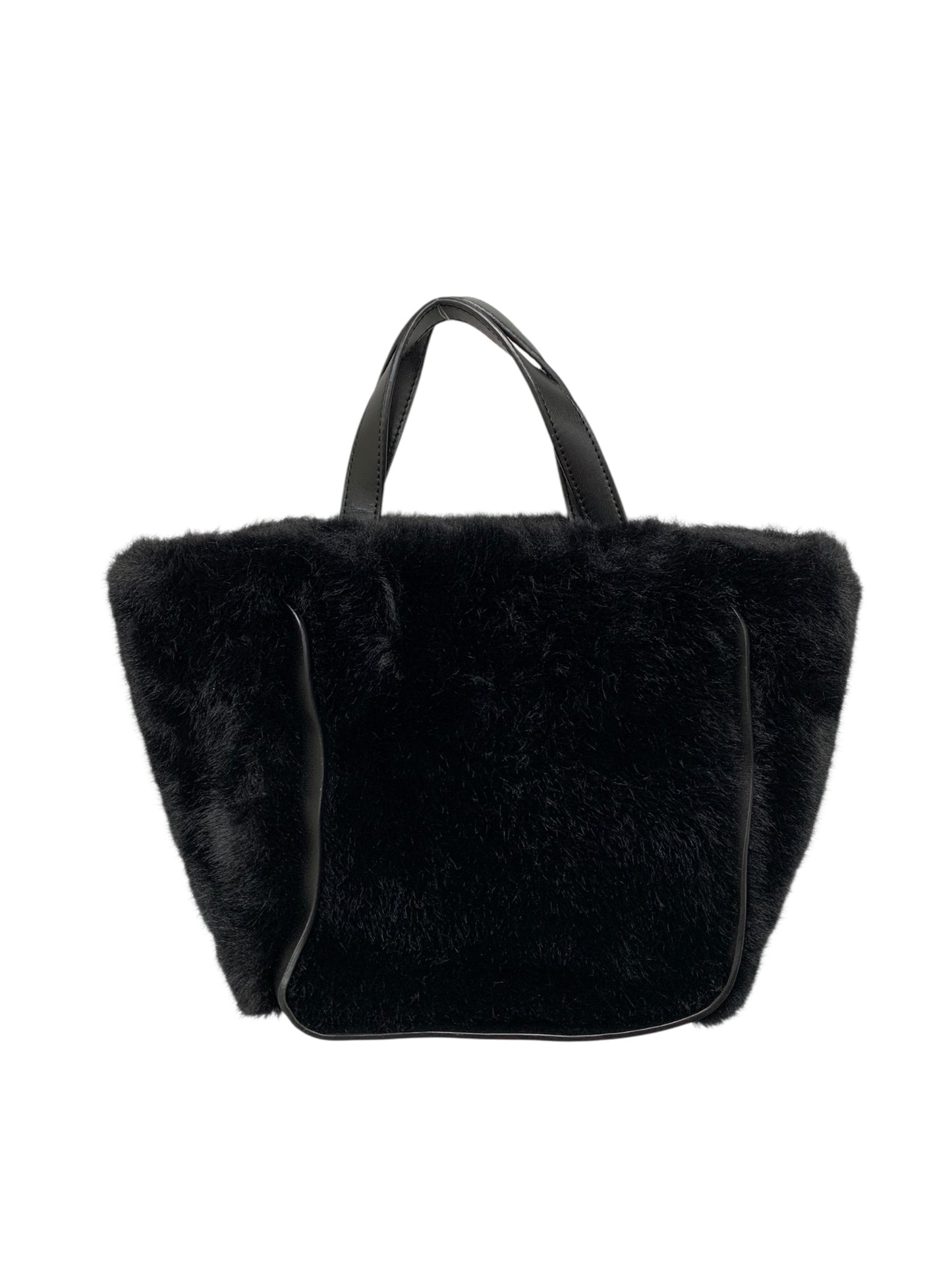 エムズグレイシー ハンドバッグ ブラック フェイクファー パール 2WAY IT3TLYXBQG14