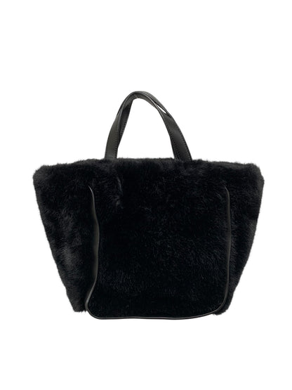 エムズグレイシー ハンドバッグ ブラック フェイクファー パール 2WAY IT3TLYXBQG14