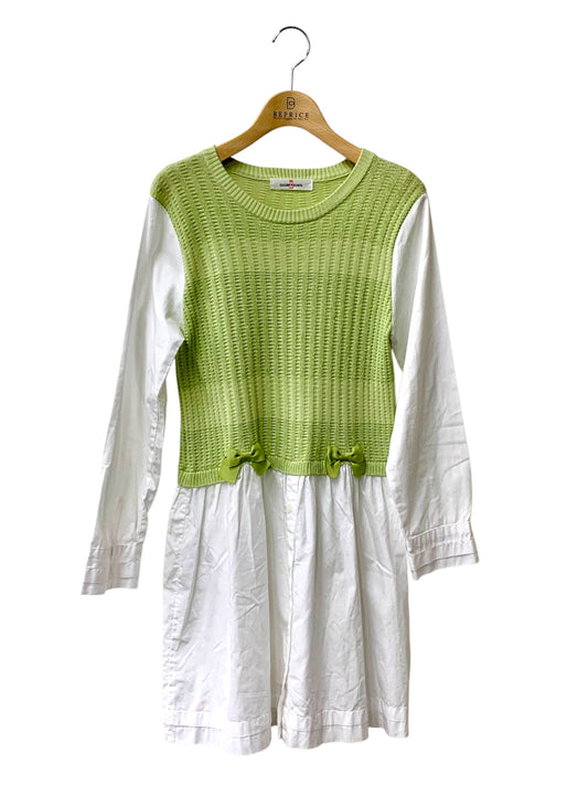 ギャラリービスコンティ 1121032 ワンピース 2 ホワイト/ミントグリーン ニット リボン IT3S0SN1UN4O 【SALE】